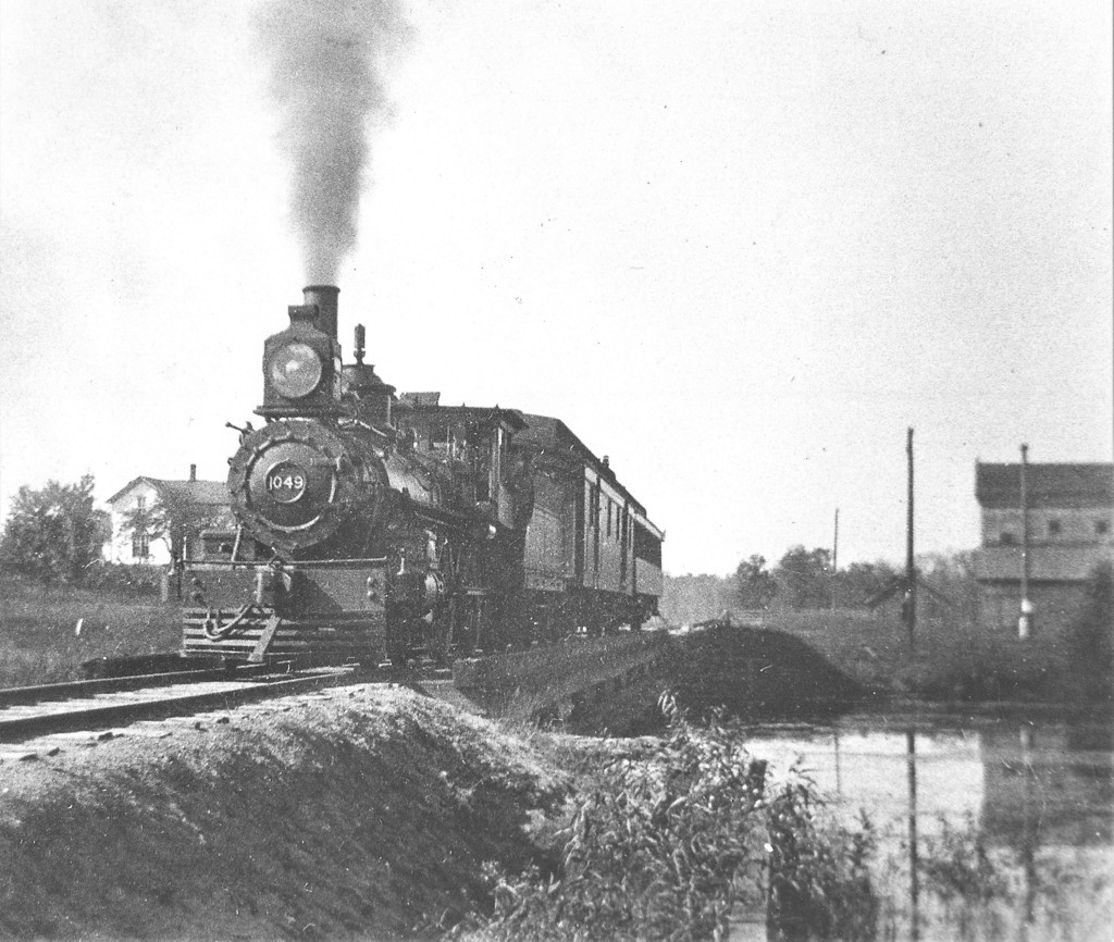 WB GTW train at Rushton MI